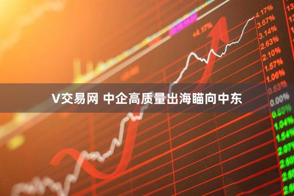 V交易网 中企高质量出海瞄向中东