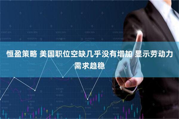 恒盈策略 美国职位空缺几乎没有增加 显示劳动力需求趋稳